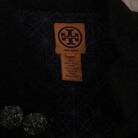 TORY Burch beaded button military jacket - Picture 4 of 5